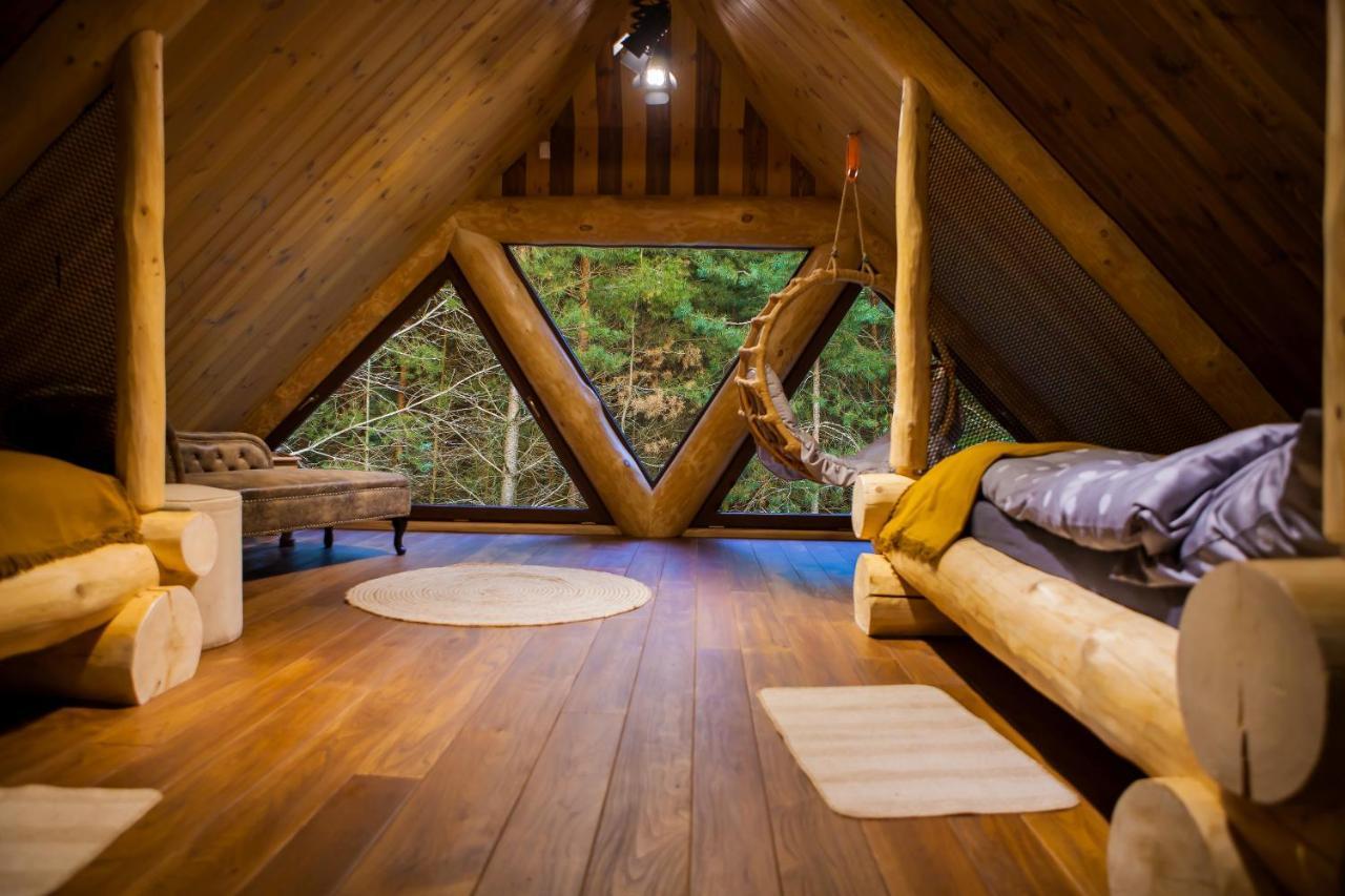 Saski Zakatek, Wakacje W Bajkowym Domku!!! Mazury, Sauna, Jezioro, Pomost, Sasek Maly Exteriör bild